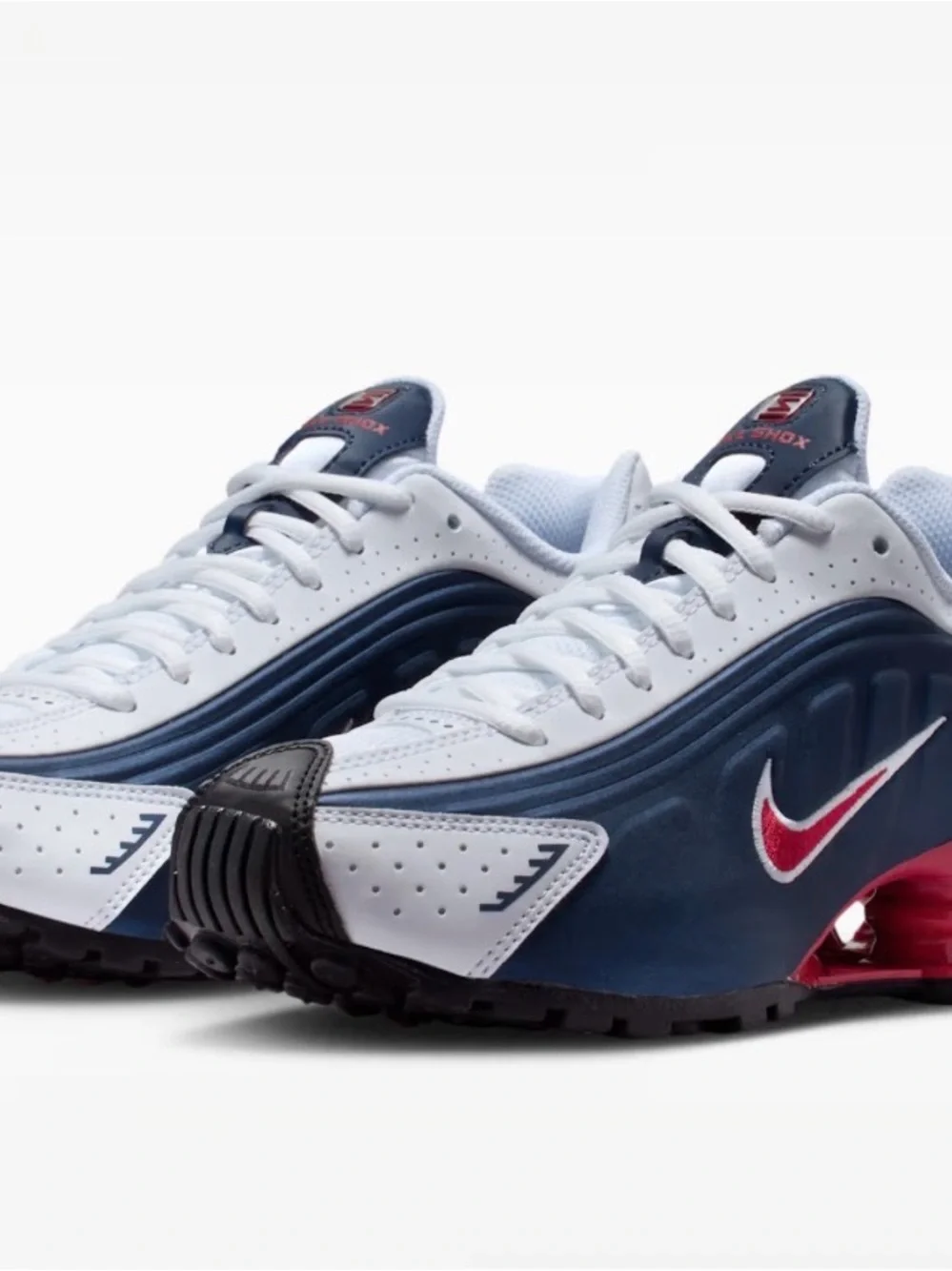 Nike Shox R4 USA Blue White Red Shox Low-Top Sneaker